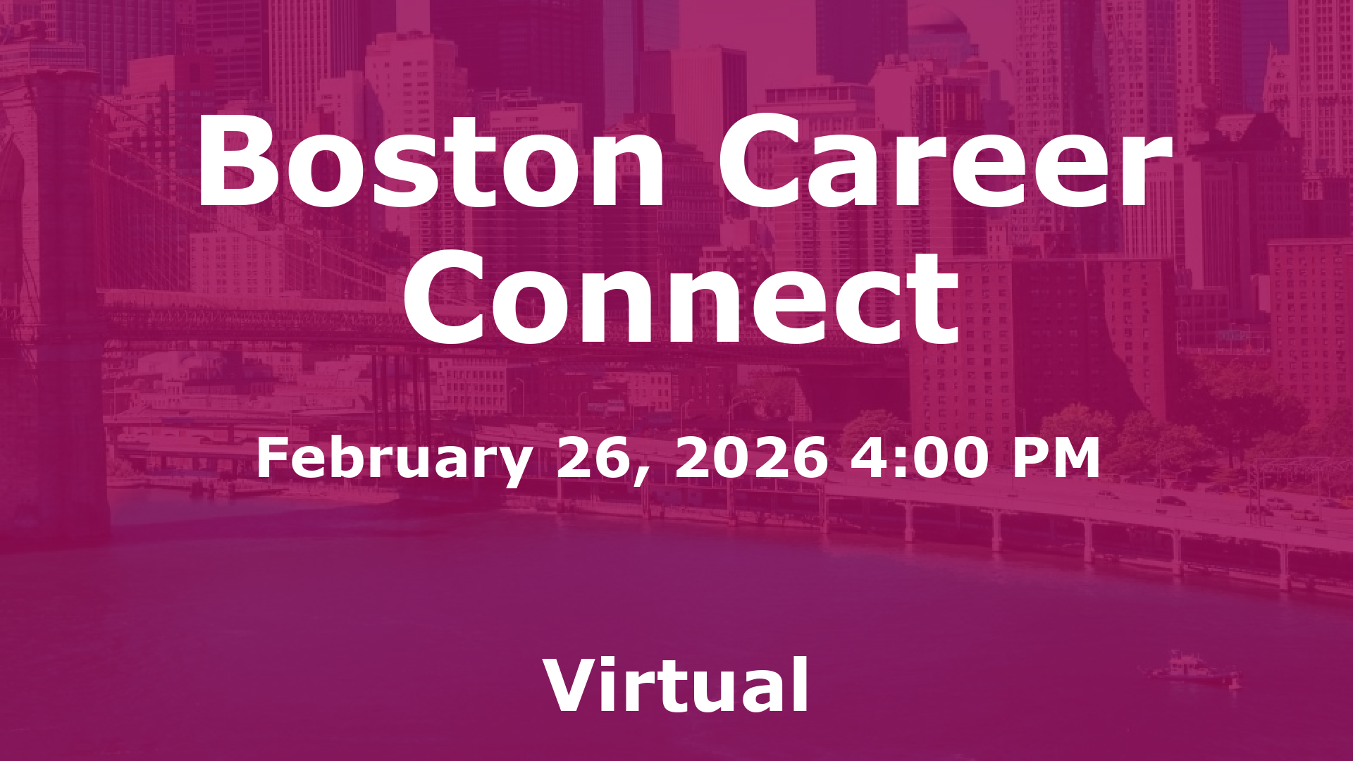 Boston Career Connect event image